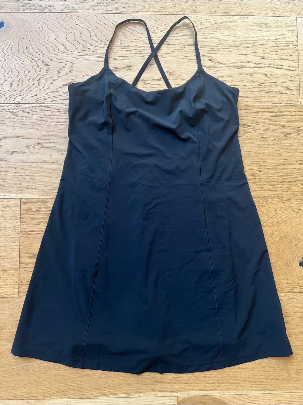 Aerie Offline Black Athleisure Dress